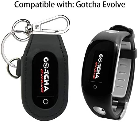 Case for Gotcha Evolve, Evolve Case with Keychain Carabiner. Black. by Logity